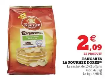 Super U Pancakes La Fournee Doree offre