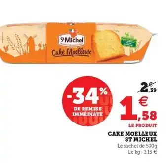 Cake Moelleux St Michel