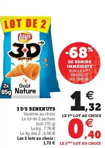Super U 3D's Benenuts offre
