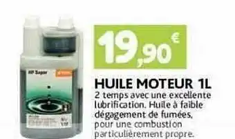 Point Vert Huile moteur 1l offre