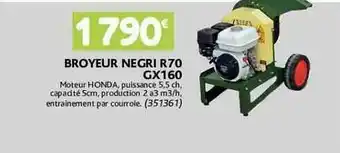 Broyeur negri r70 gx160