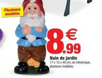 Bazarland Nain de jardin offre