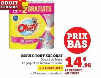 Hyper U Essuie-tout xxl okay offre