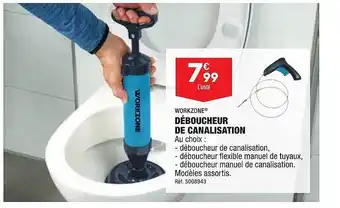 ALDI Déboucheur de canalisation workzone offre