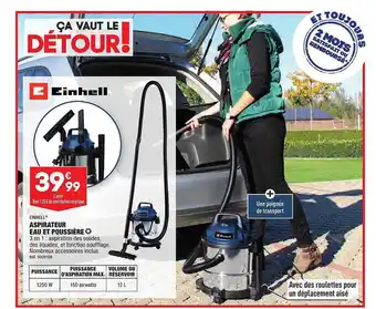 ALDI Aspirateur eau et poussière einhell offre
