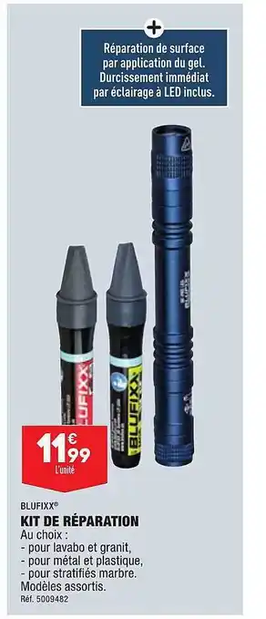 ALDI Kit de réparation blufixx offre