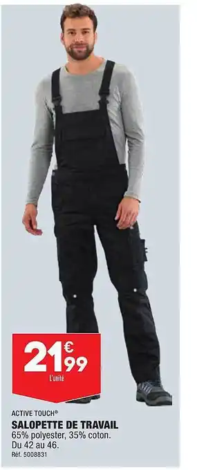 ALDI Salopette de travail active touch offre