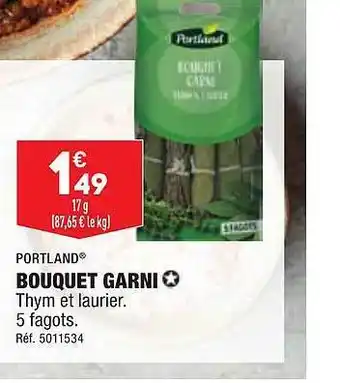 ALDI Bouquet garnie portland offre