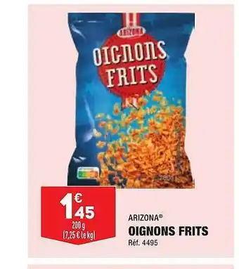 ALDI Oignons frits arizona offre