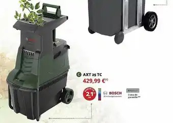 Bricomarché Axt 25 tc bosch offre