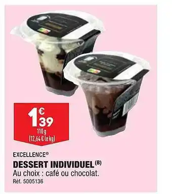 ALDI Dessert individuel excellence offre