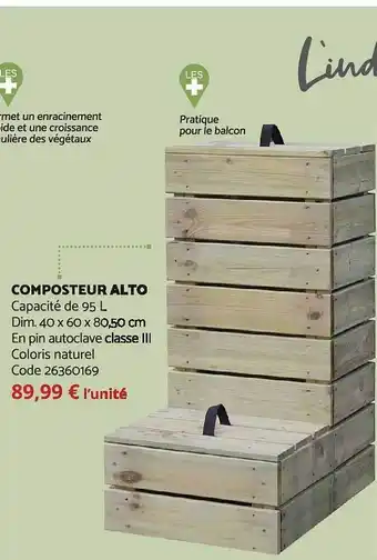 Bricomarché Composteur alto offre