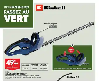 ALDI Taille-haies électrique einhell offre