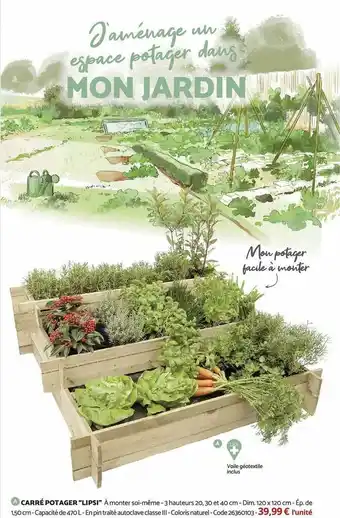 Bricomarché Carré potager offre