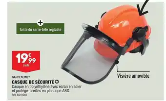 Casque de sécurité gardenline