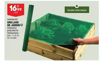 ALDI Grillage de jardin gardenline offre