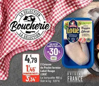G20 2 ciusses de poulet fermier label rouge loué offre