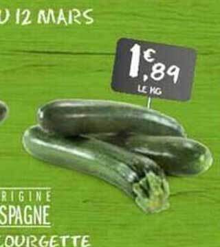 G20 Courgette offre
