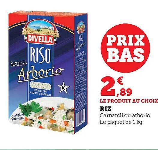 Promo Riz carnaroli ou arborio chez Hyper U