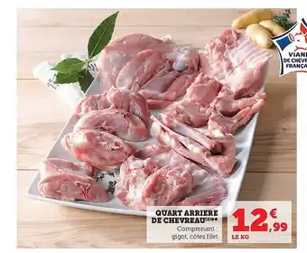 Quart arrière de chèvreau