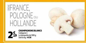 Auchan Champignons blancs offre