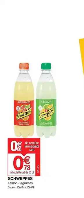 Promocash Schweppes offre