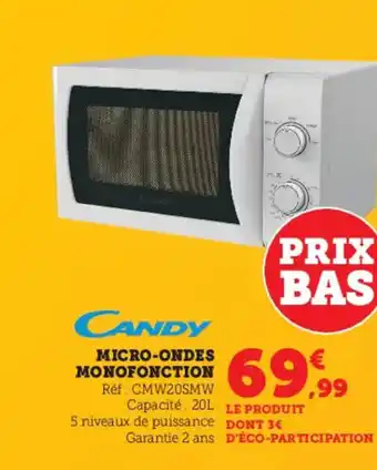Hyper U Micro-Ondes Monofonction offre