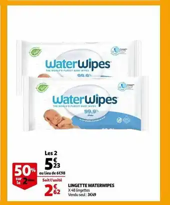 Auchan Lingette waterwipes offre