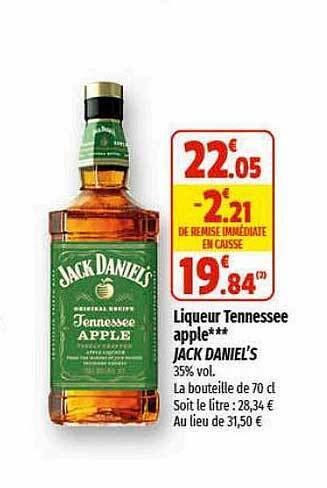 Coccinelle Express Liqueur tennessee apple jack daniel's offre