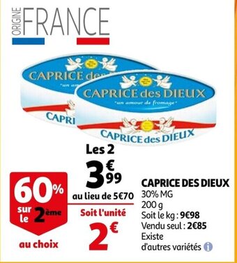 Auchan Caprice des Dieux offre