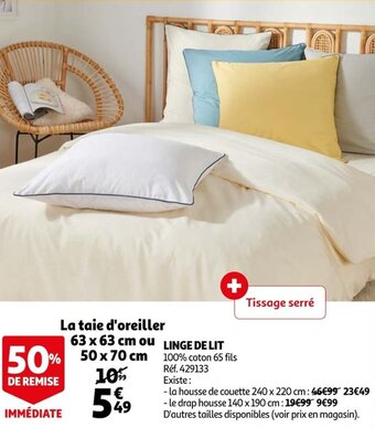 Auchan Linge De Lit offre