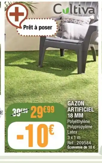 La Foir'Fouille Gazon Artificiel 18mm offre