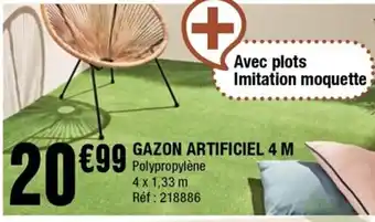 La Foir'Fouille Gazon Artificiel 4m offre