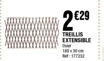 La Foir'Fouille Treillis Extensible offre