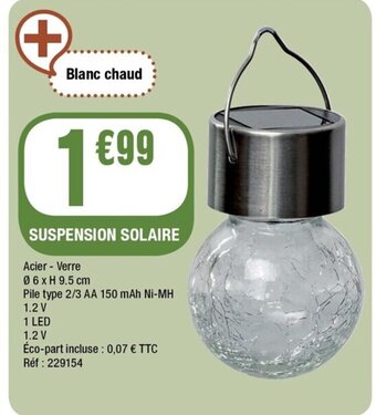 La Foir'Fouille Suspension Solaire offre