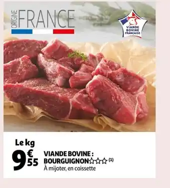Auchan Viande Bovine Bourguignon offre