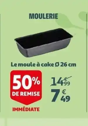 Auchan Le Moule a Cake 26cm offre