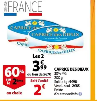 Auchan Caprice Des Dieux offre