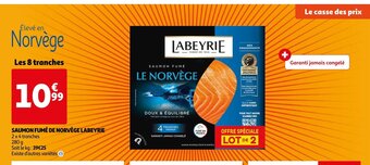 Auchan Saumon Fumé de Norvège Labeyrie offre