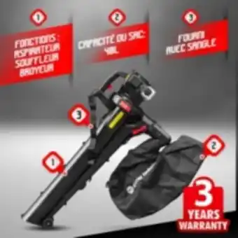 E.Leclerc Brico Aspirateur souffleur broyeur thermique 30cc offre