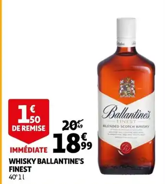 Auchan Whisky Ballantine's Finest offre