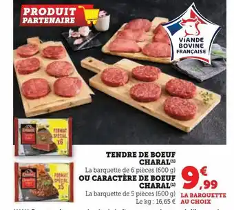 Super U Tendre de boeuf charal offre