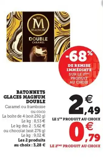 Batonnets Glaces Magnum Double