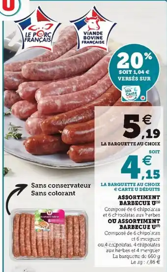 Super U Assortiment barbecue u offre
