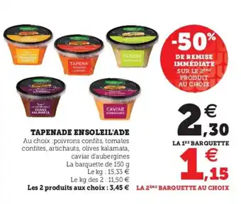 Tapenade ensoleil'ade
