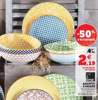 Super U Assiette à salade offre