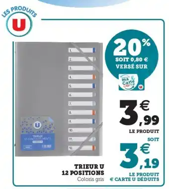 Trieur u 12 positions