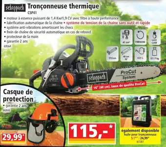 Norma Tronçonneuse Thermique offre