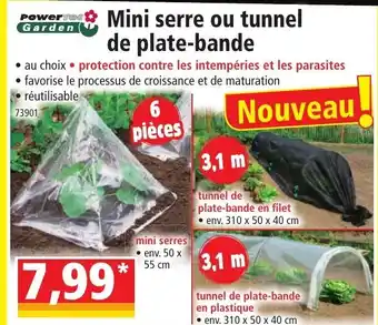 Norma Mini Serre ou Tunnel de Plate-Bande offre
