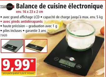 Norma Balance de Cuisine Électronique offre